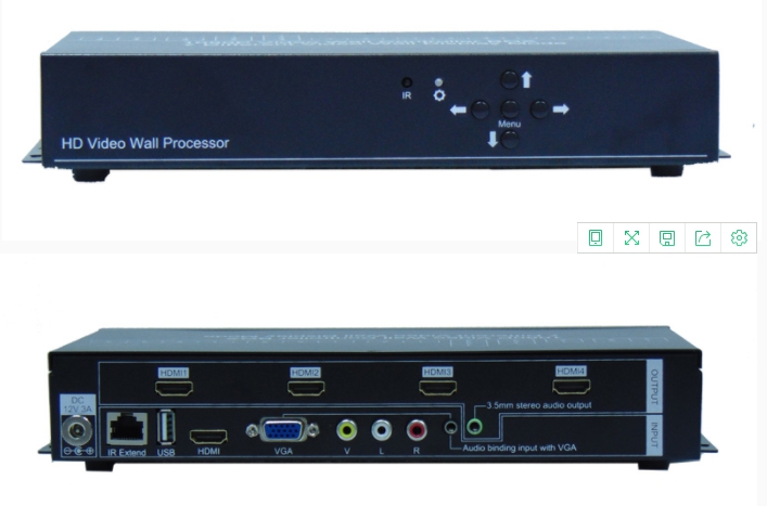 4 Screen TV wall controller(HV-W4)